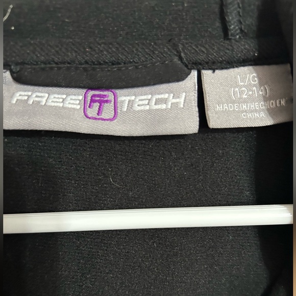 Free Tech Soft Sell Hooded Jacket size L 12-14 - Picture 7 of 10